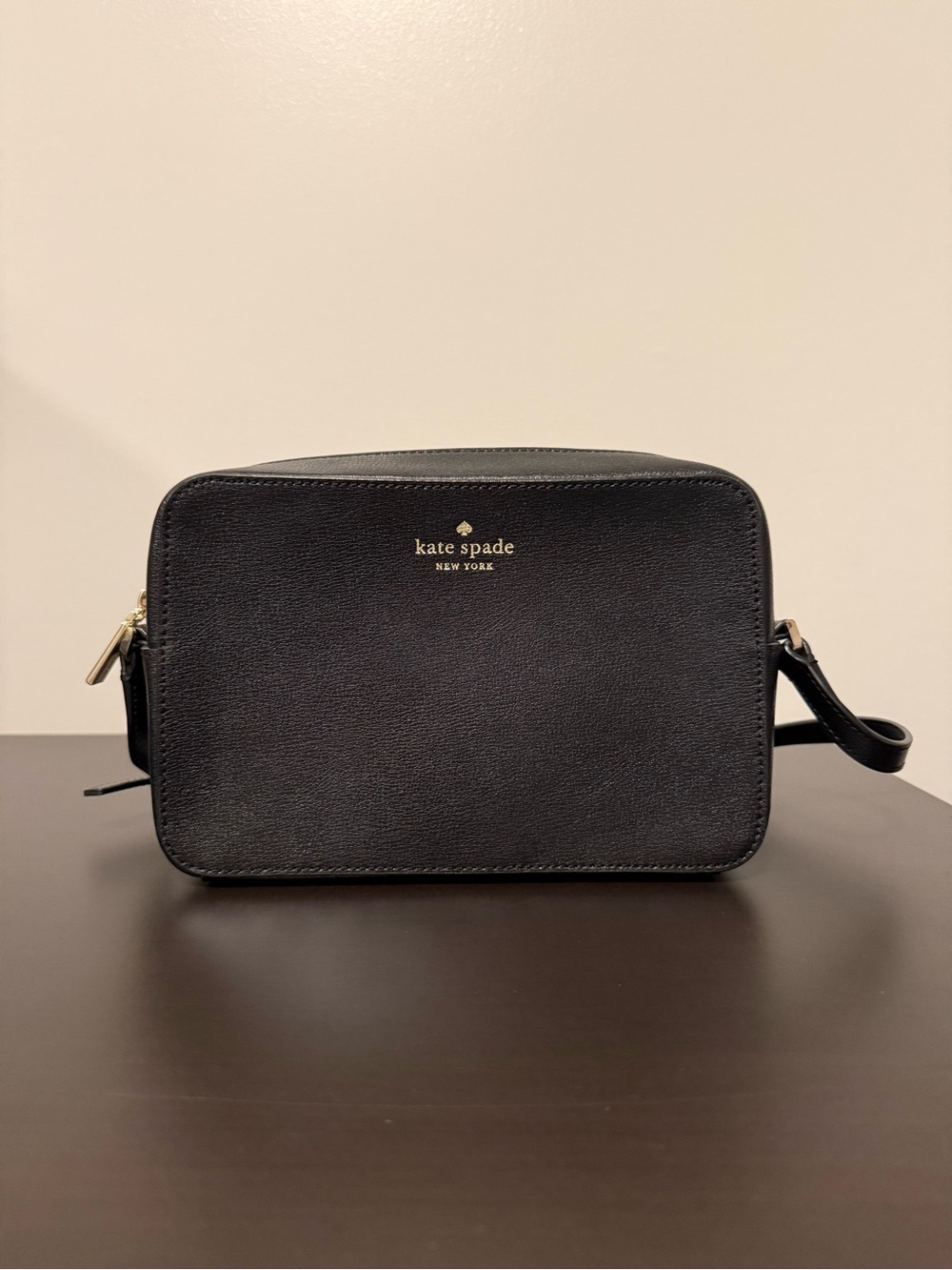 Kate Spade New York Black Leather Camera Crossbody Bag - Picture 3 of 11